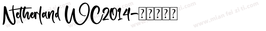 Netherland WC2014字体转换